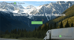 Desktop Screenshot of naturalsoyproducts.com